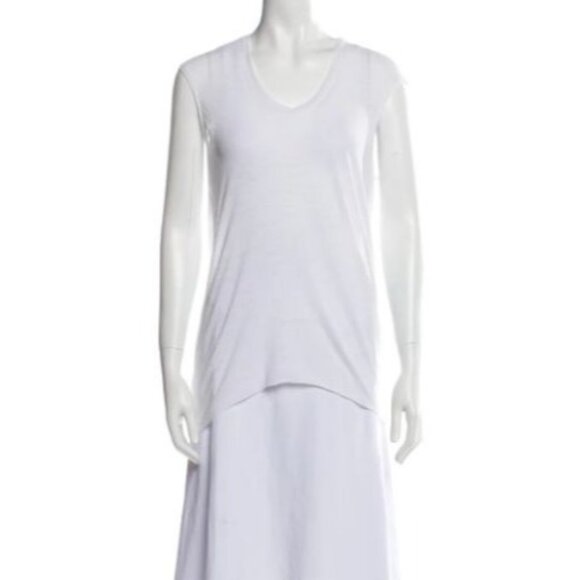 Helmut Lang Cowl Back Tank Top Sleeveless Scoop Neck Lightweight Extra Long - Picture 1 of 6